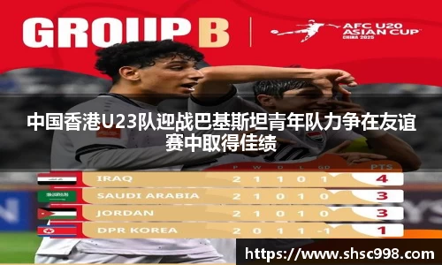 中国香港U23队迎战巴基斯坦青年队力争在友谊赛中取得佳绩